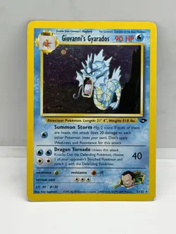 Giovanni's Gyarados - 5/132 - Pokemon Gym Challenge Unlimited Holo Rare NM- LP+ - Image 1