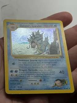 Giovanni's Gyarados - 5/132 - Pokemon Gym Challenge Unlimited Holo Rare NM- LP+ - Image 5