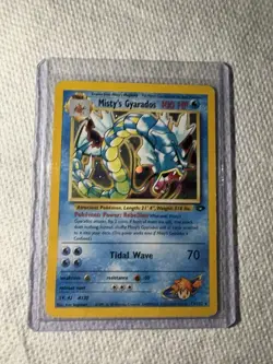Pokemon TCG Misty's Gyarados Holo Rare Gym Challenge 13/132 Unlimited Edition - Image 1