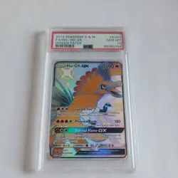 2019 Pokemon Sun & Moon Hidden Fates Ho-Oh GX #SV50 PSA 10 - Image 1