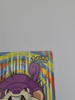 2000 Topps Pokemon TV Rattata #19 Stick-Ons Sticker 9 of 10 Blue Logo - Image 5