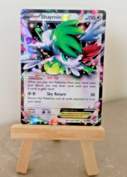 2015 Pokemon Ultra Rare Holo Shaymin EX (77/1081) XY Roaring Skies (LP+) Mid-Era - Image 1