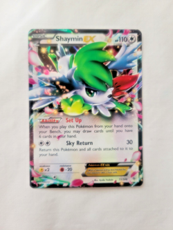 2015 Pokemon Ultra Rare Holo Shaymin EX (77/1081) XY Roaring Skies (LP+) Mid-Era - Image 2