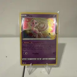 Pokemon Mew Holo Rare #011/025 Celebrations 25th Anniversary NM/M Condition - Image 1