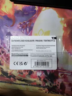 Pokemon Sealed Feraligatr Illustration Contest 2024 Promo 213 Pikachu Toxtricity - Image 2