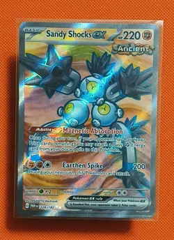 Pokemon TCG Sandy Shocks EX 228/182 Paradox Rift Holo Rare - Image 1