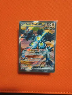 Pokemon TCG Sandy Shocks EX 228/182 Paradox Rift Holo Rare - Image 3
