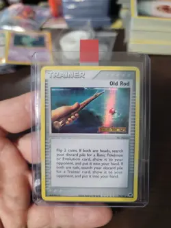 Pokemon Old Rod 78/101 Dragon Frontiers Holo - Image 1