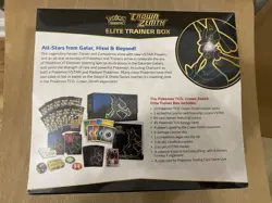 Pokemon TCG Sword & Shield CROWN ZENITH Elite Trainer Box ETB NEW/Factory Sealed - Image 2