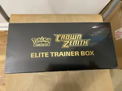 Pokemon TCG Sword & Shield CROWN ZENITH Elite Trainer Box ETB NEW/Factory Sealed - Image 3