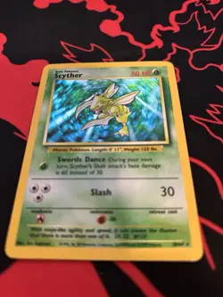 Pokemon Jungle Scyther 10/64 No Set Symbol - Image 1
