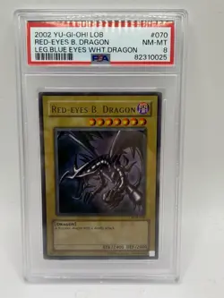 Red-Eyes B. Dragon LOB-070 The Legend of Blue Eyes White Dragon Unlimited - Image 1