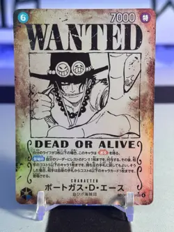 Ace Wanted Poster One Piece Trading Card Game Jpn OP13-119 - Image 1