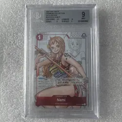 One Piece Premium Collection 25th Edition Nami R BGS 9 Mint - Image 1