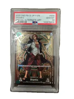 PSA 10 Shanks ST16-004 Special Alternate Art Foil Fist of Divine Speed One Piece - Image 1