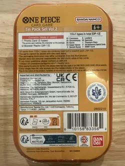 One Piece Tin Pack Set Vol. 2 OP - 13 - Factory Sealed - Image 2
