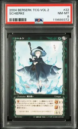 PSA8 2004 BERSERK TRADING CARD GAME VOL.2 SCHIERKE 22 - Image 1