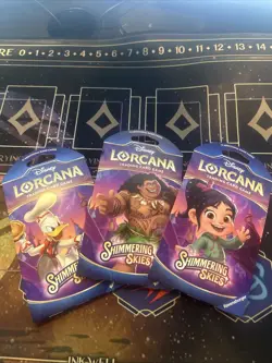 Disney Lorcana TCG Shimmering Skies Sleeved Booster Pack Random Art - New/Sealed - Image 1