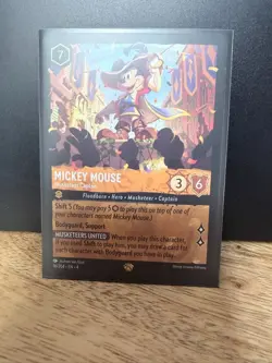 Disney Lorcana TCG Ursula - Mickey Mouse - Musketeer Captain 16/204 Legendary - Image 1