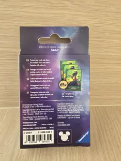 Disney Lorcana TCG - Deck Protectors - SCAR [The Lion King] [65 Card Sleeves] - Image 2