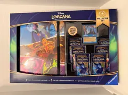 Disney Lorcana First Chapter Collector Set Bundle - 6 packs, portfolio, & promo - Image 1