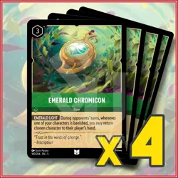Disney Lorcana: 2024 Emerald Chromicon 100/204 x4 | Uncommon - Image 1