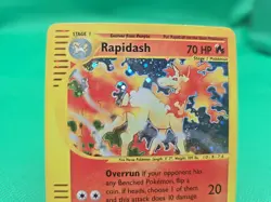 Pokemon TCG Rapidash 026/165 Expedition Base Set Holo MP - Image 2