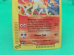 Pokemon TCG Rapidash 026/165 Expedition Base Set Holo MP - Image 4