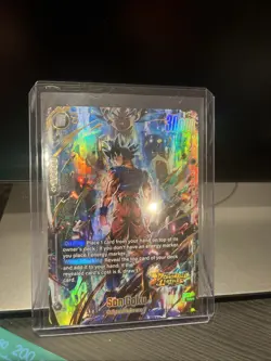 Son Goku FS09-07 Bonus Pack Gold Alt Art Dragon Ball Legends Promo Card - Image 4