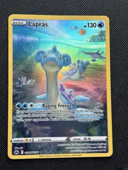Pokemon Card - Crown Zenith Galarian Gallery Lapras GG05/GG70 Near Mint! - Image 1
