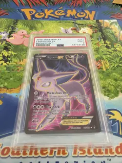 2016 Pokemon XY Breakpoint Espeon EX Full Art 117/122 PSA 9 - Image 1