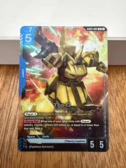 The-O GD03-002 LR NM English Steel Requiem Gundam Card Game - Image 1