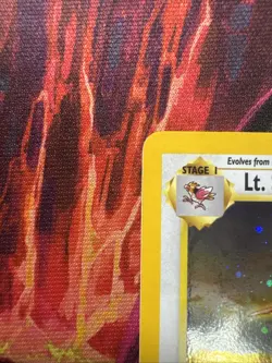 Pokemon TCG Gym Heroes Lt. Surge's Fearow 1st Edition Holo Rare Card 007/132 - Image 2