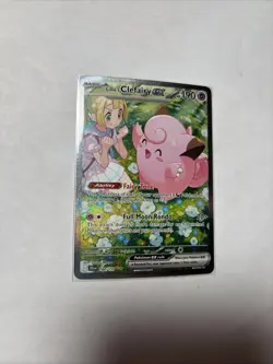 Pokemon TCG Lillie's Clefairy EX Journey Together Sir Card 184/159 NM Condition - Image 1