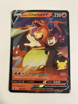 Lance's Charizard V SWSH133 SWSH: Sword & Shield Promo Cards Holo - Image 1