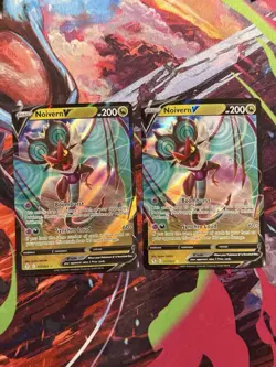 Pokemon TCG Noivern v Evolving Skies Holo Ultra Rare Card 117/203 Lot Of 2 - Image 1