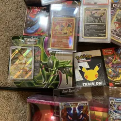 Used Pokemon Lot 8- As Seen Cards And Box(s) Some Dents And Tears - Image 4