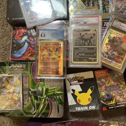 Used Pokemon Lot 8- As Seen Cards And Box(s) Some Dents And Tears - Image 5