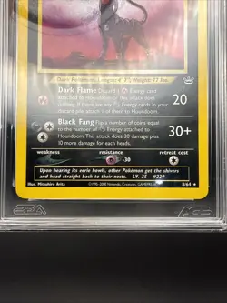 Pokemon TCG Houndoom Neo Revelation Holo Card 8/64 Unlimited Rare - Image 4