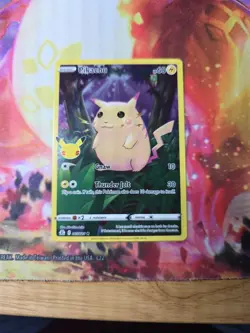 Pokemon Pikachu TCG Holo Ultra Rare Card Celebrations 005/025 NM Condition - Image 1