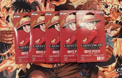 One Piece OP-13 CARRYING ON HIS WILL Sleeved Booster Packs Lot Of 5 NEW/SEALED - Image 1