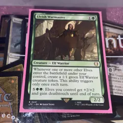 Elvish Warmaster Commander: the Lord of the Rings: Tales of Middle-Earth Regular - Image 1