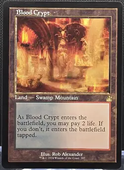 Blood Crypt #397 Ravnica Remastered Retro Frame Regular Rare - Image 1