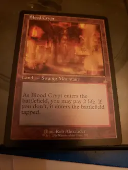 MTG RAVNICA REMASTERED BLOOD CRYPT RETRO FRAME RARE - Image 1