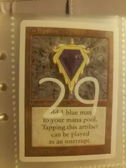 Mox Sapphire - Unlimited - MTG - Magic the Gathering - Image 1