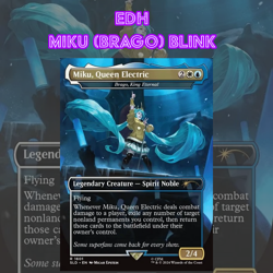 EDH - Miku/Brago Blink, MTG Commander Deck, Bracket 2, Secret Lair - Image 1