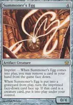 MTG Summoner's Egg, Fifth Dawn, Damaged, English - Image 1