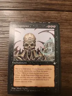 MTG Necropotence Ice Age Regular Rare - Image 1