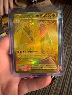 Pokemon Mega Charizard Y EX Mega Hyper Rare Full Art Holo 294/217 Ascended Hero - Image 1