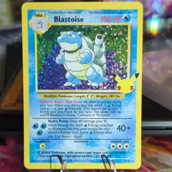 Pokemon TCG Blastoise Holo Rare Card 2/102 Celebrations 25th Anniversary Edition - Image 1